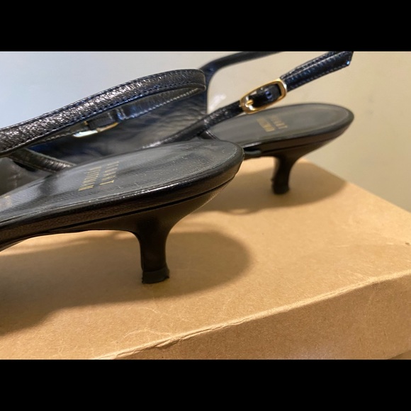 Stuart Weitzman kitten heel sling back - size 7.5 - Picture 5 of 6